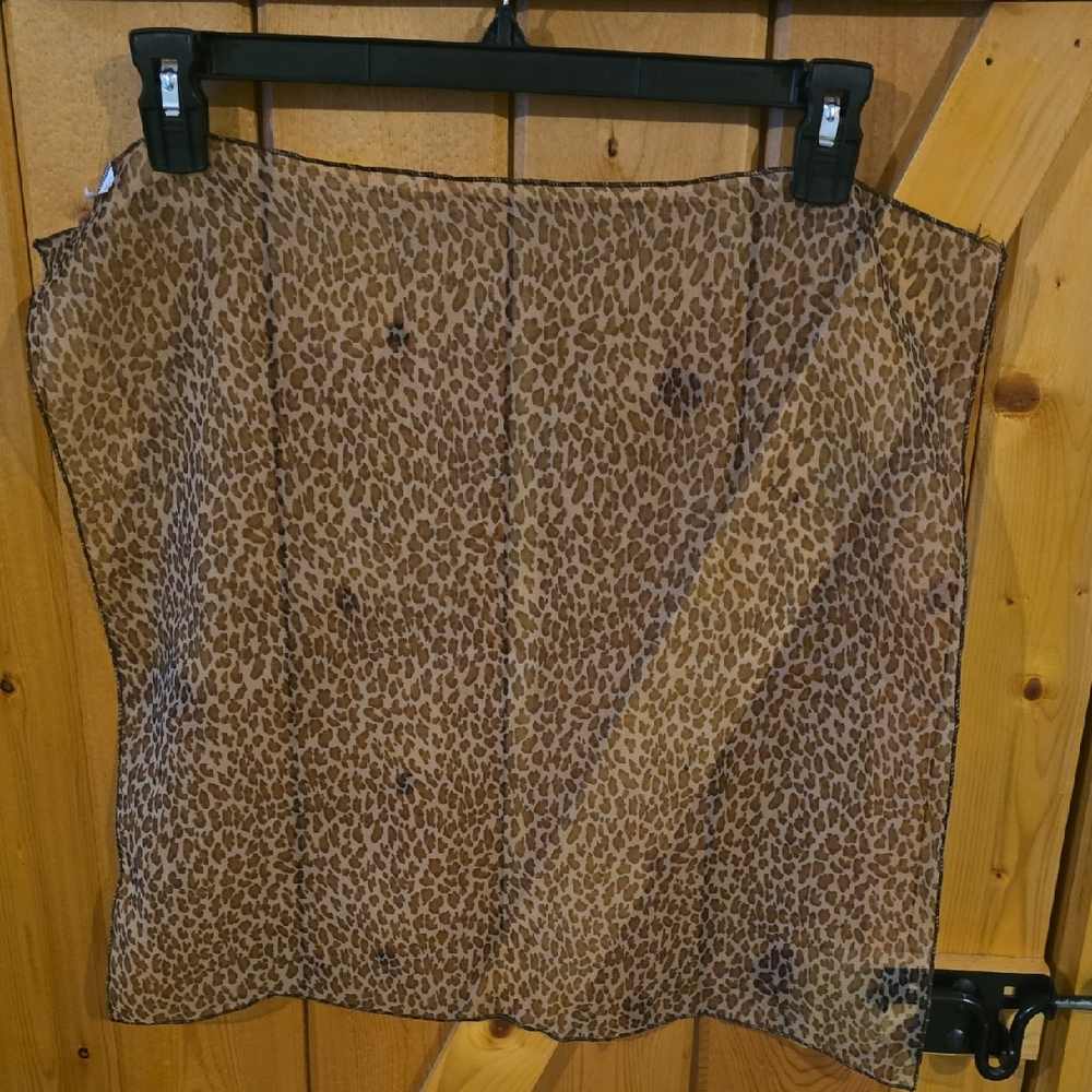 Leopard/ Cheetah Print Women's Sheer Scarf